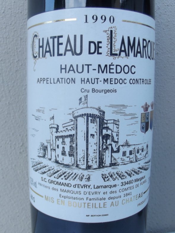 1990 Château LAMARQUE / Haut-Médoc Cru Bourgeois