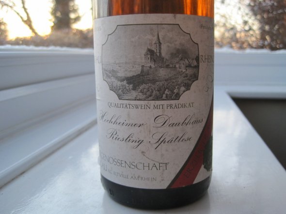 Hochheimer Daubhaus Riesling Spatlese 1983 GWR, Rheingau