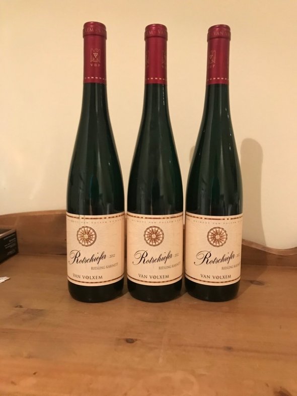 Riesling Kabinett Rotschiefer, Van volxem, 2012 (ERP 92+ pts)