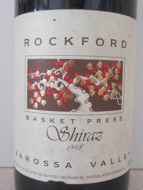 Rockford Basket Pressed Shiraz 1998 RP 90 Points
