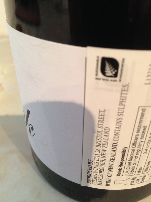 2016 Pinot Noir 'Ridge Block' Single Vineyard Selection, GIESEN, Marlborough