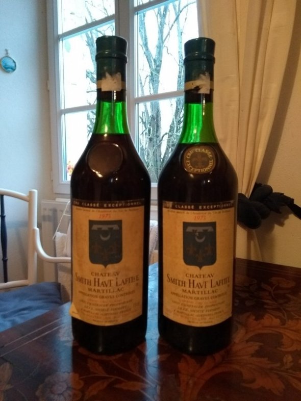 Smith Haut Lafitte Graves 1973 2 bottles