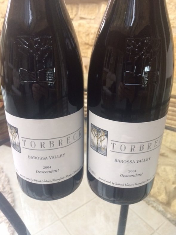 Torbeck The Descendant Shiraz Viognier Barossa Valley 2004 - 98 Pts Parker x 2 Bottles