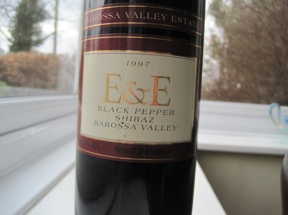E & E Black Pepper Shiraz 1997, Barossa Valley Estate (WS 94)