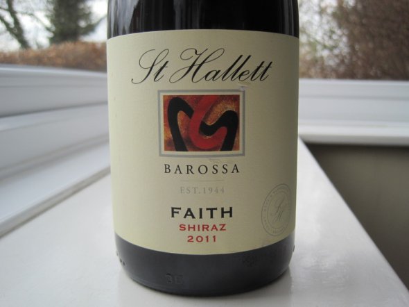 Faith Shiraz 2011 St Hallett, Barossa (WS 89)