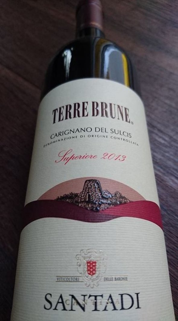 2013 Cantina Santadi 'Terre Brune' Carignano del Sulcis Superiore, Sardinia "LOW START"