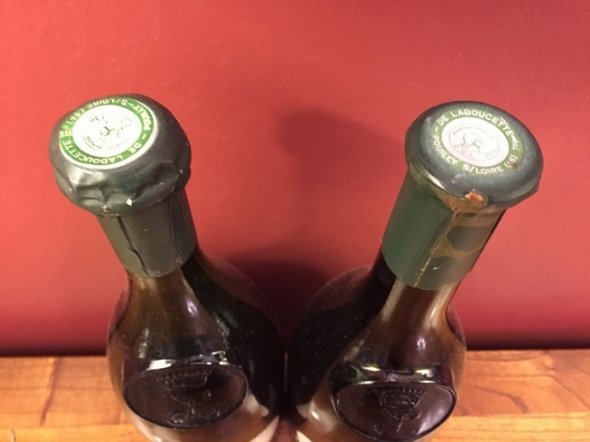 Chateau du Nozet Baron de L Pouilly Fume 1973 and 1982