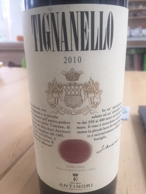 2010 Tignanello Antinori Toscana IGT, Italy 