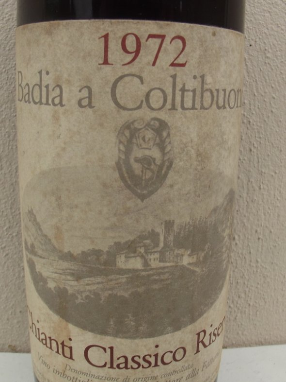 1972 BADIA a COLTIBUONO / Chianti Classico Riserva