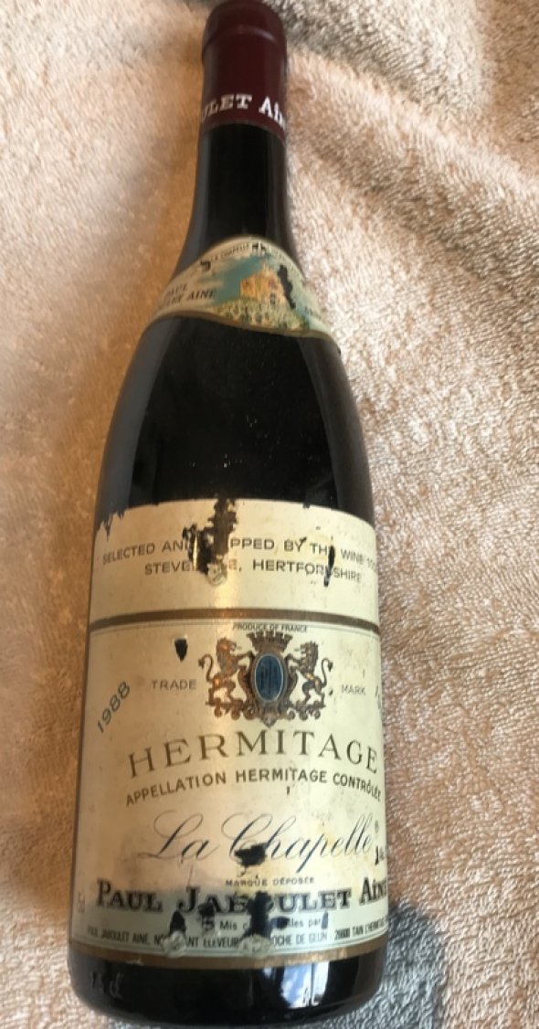 1988 Hermitage La Chapelle - Paul Jaboulet - great year and great wine !