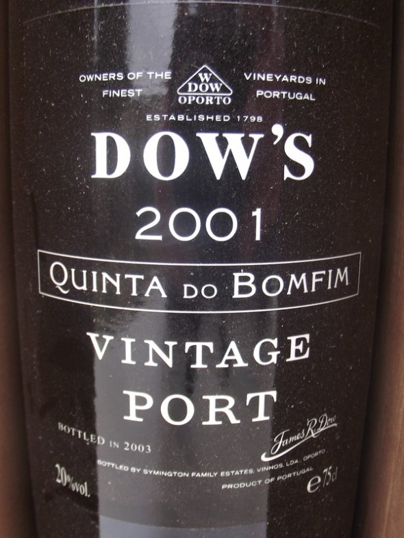 DOW'S 2001 Quinta do Bomfin
