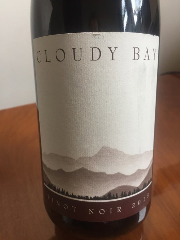 2013 Cloudy Bay Pinot Noir, New Zealand