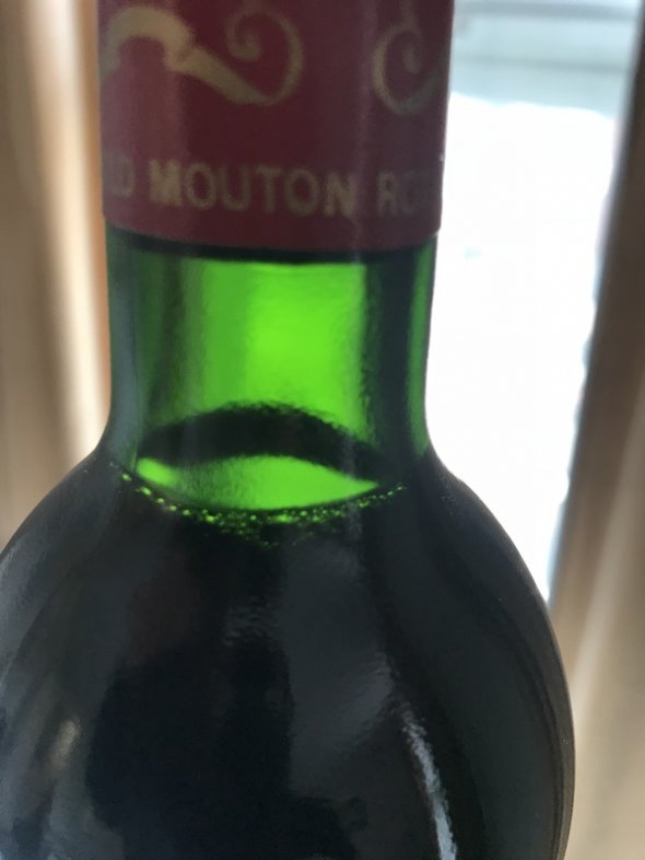 1984 Chateau Mouton Rothschild -Pauillac-  perfect bottle into neck
