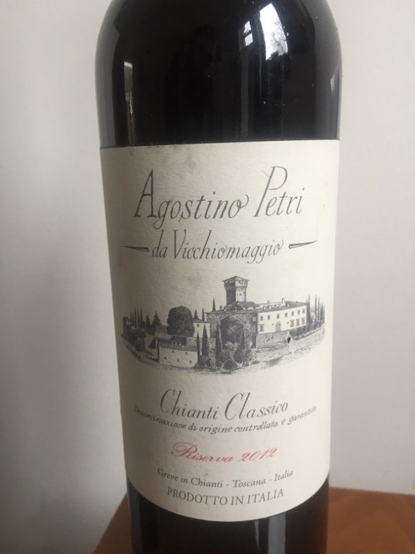 2012 Agostino Petri da Vicchiomaggio', Chianti Classico Riserva DOCG, Italy