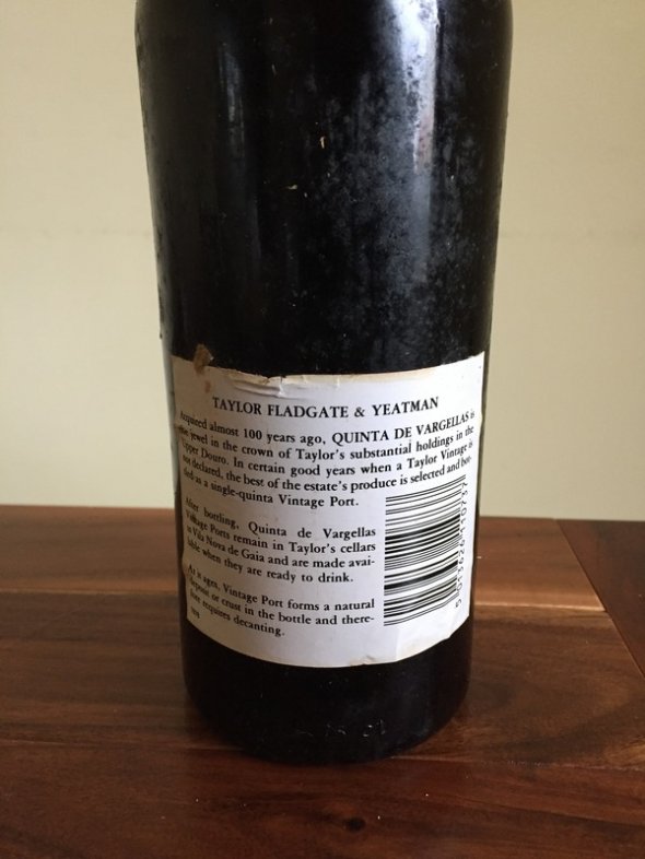 Taylor&rsquo;s Fladgate and Yeatman Quinta de Vargellas Vintage Port 1978