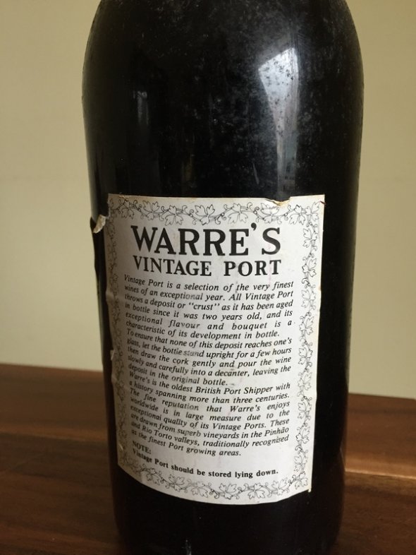 Warres Vintage Port 1980