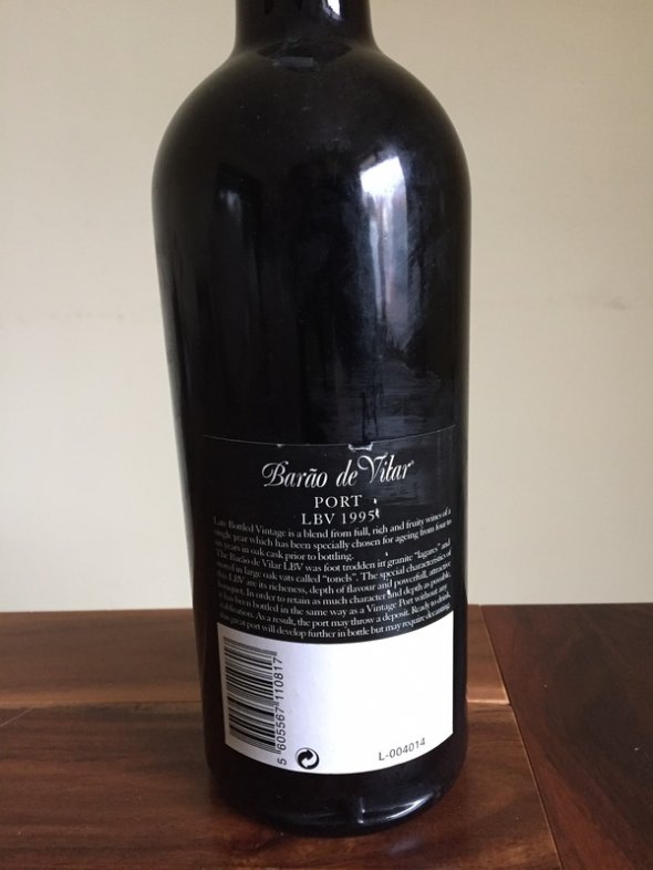 Barao de Vilar Late Bottled Vintage Port 1995