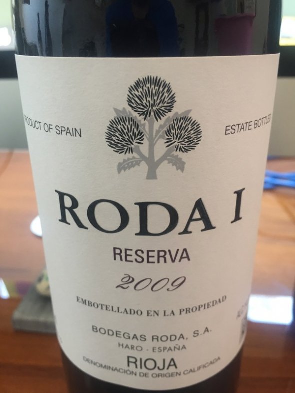 2009 RODA I Reserva Rioja