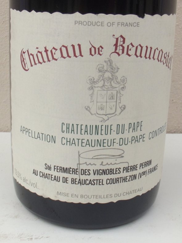 1992 Château de BEAUCASTEL  / C.N. de P / Perrin Family