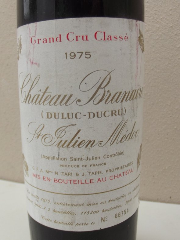 1975 Château BRANAIRE DUCRU / 4th Growth St Juien