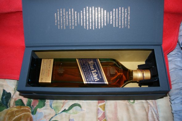 Johnnie Walker Blue Label Blended Scotch Whisky  Boxed