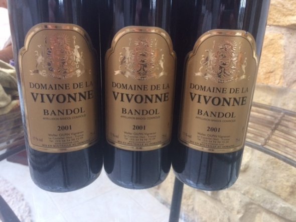 Domaine De La Vivonne Bandol 2001 - RARE