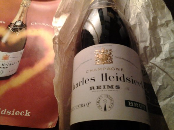 CHARLRS HEIDSIECK BRUT WITH DECADES OF BOTTLE AGE