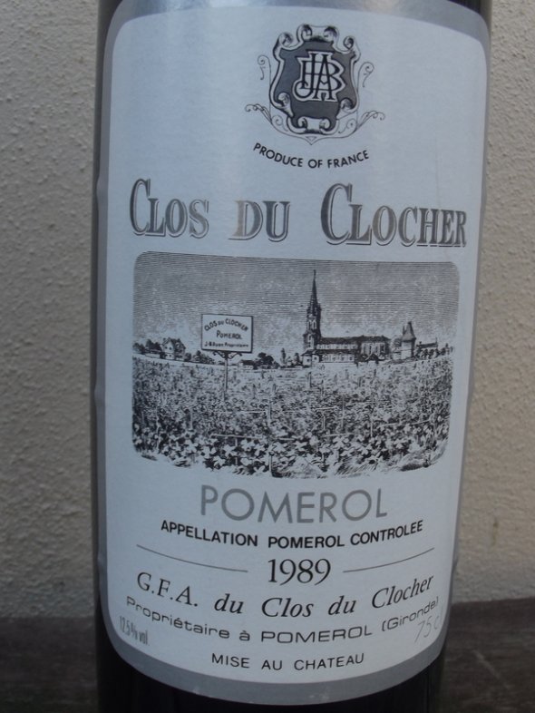 1989 CLOS DU CLOCHER - Pomerol