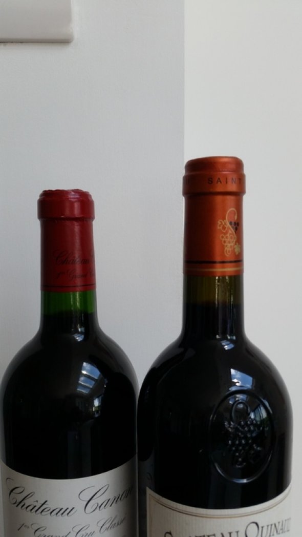 Chateau Quinault l'Enclos - RP94pts, JR 16.5pts and Chateau Canon 2001 RP 89/91pts JR 15.5pts 