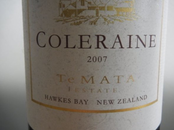2007 Coleraine, Te Mata Estate
