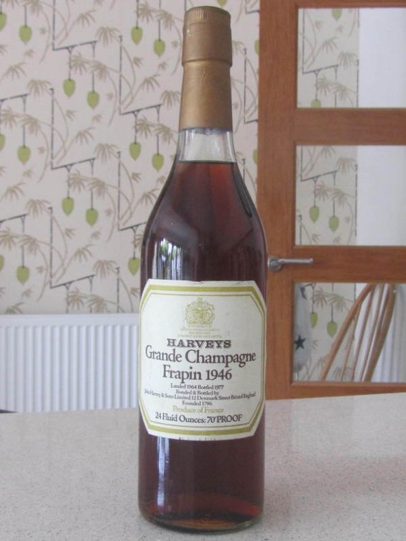 VERY RARE: Harvey's Grande Champagne Frapin Cognac 1946