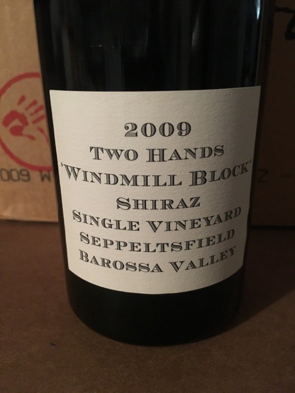 2009 Two Hands Windmill Block Shiraz Single Vineyard (RP 94 pts)