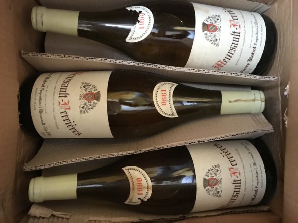 Pierre Matrot Meursault-Perrieres 1990 (6 magnums in OC) September Lot 108.