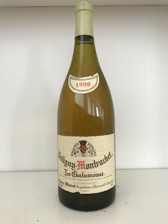 Pierre Matrot Puligny Montrachet 1er cru Les Chalumeaux 1990 (6 magnums in OC) September Lot 112.