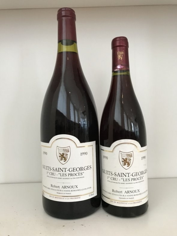 Robert Arnoux Nuits-St-Georges 1er  Cru Les Proc&egrave;s 1990 (4 magnums in OC of 6) September Lot 120.