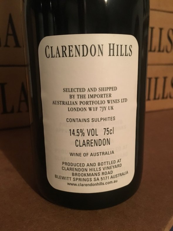 2007 Clarendon Hills Blewitt Springs Grenache (JO 95 pts) - No Reserve