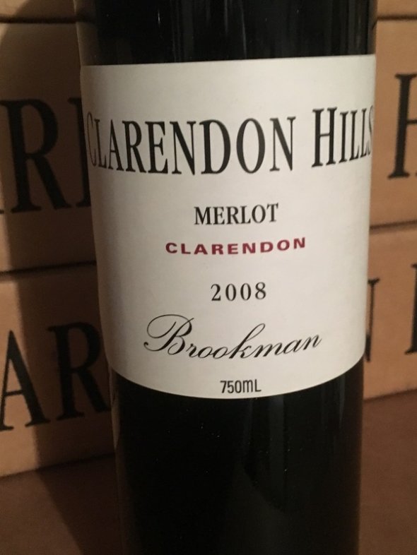 2008 Clarendon Hills Brookman Merlot (RP 91 pts) - No Reserve