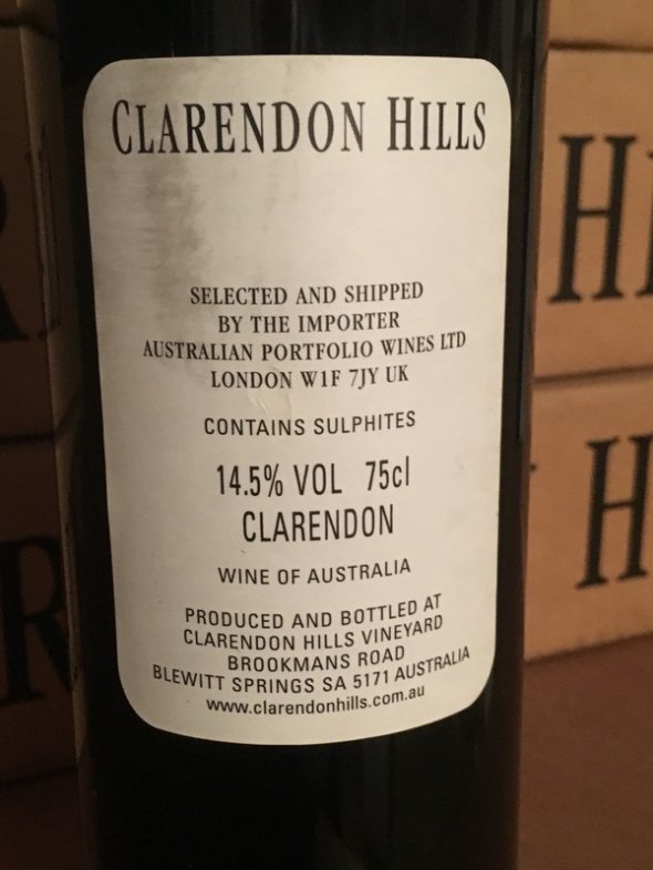 2008 Clarendon Hills Brookman Merlot (RP 91 pts) - No Reserve