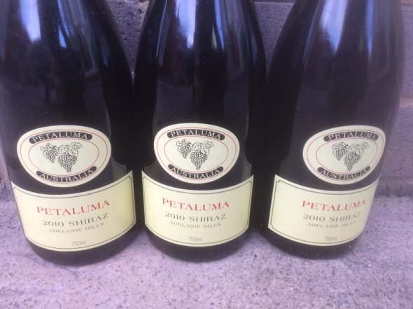 Petaluma Shiraz Adelaide Hills 2010 x3