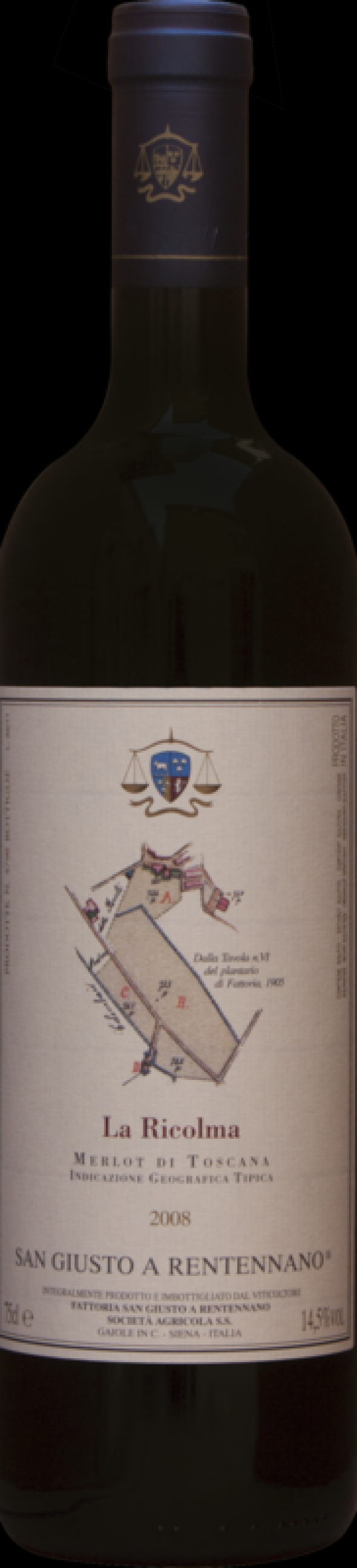 La Ricolma 2007 MG San Giusto a Rentennano, 96 Point Galloni