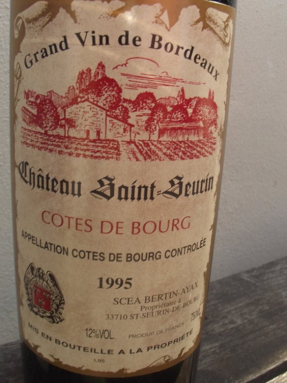 1995 Château SAINT-SEURIN / Côtes de Bourg