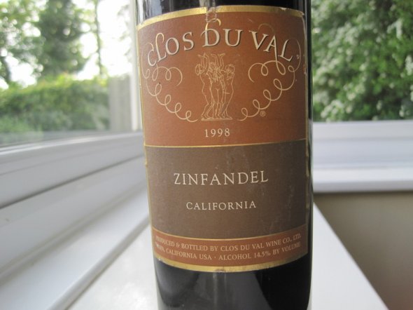 Zinfandel 1998 Clos du Val