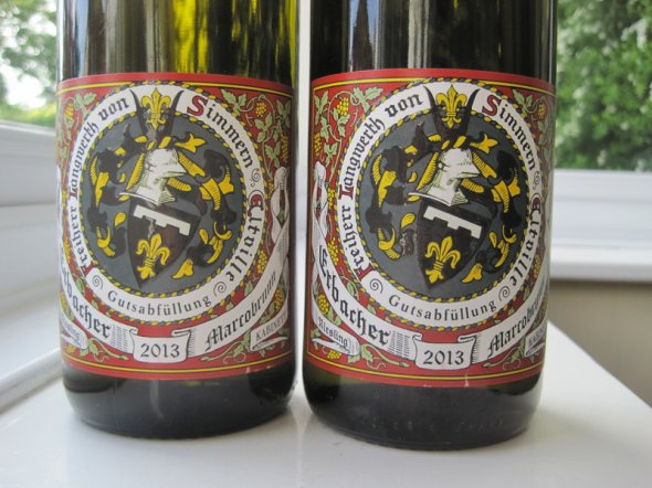 Erbacher Marcobrunn Riesling Kabinett 2013 Freiherr Langwerth von Simmern 
