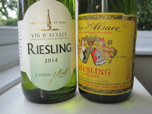 Two Alsace Rieslings