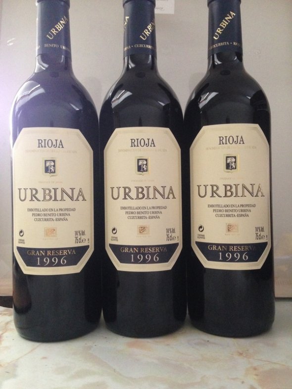 1996 Urbina Reserva, Bodegas Benito Urbina, Rioja Alta 