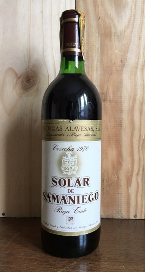 1970 Solar de Samaniego - Bodegas Alavesas - Rioja - 1 bottle