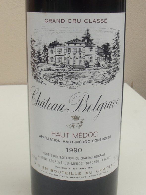 1990 Château BELGRAVE / 5th Growth Haut-Médoc