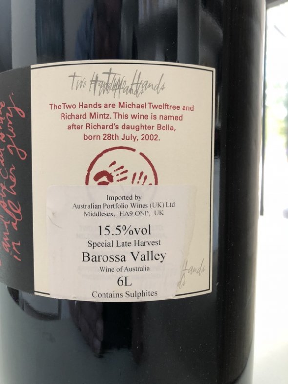 Two Hands Bella&rsquo;s Garden 2007 - 6 litre bottle