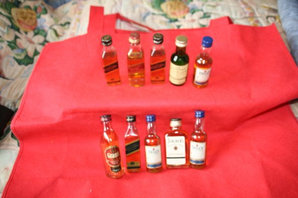 10 Minatures of Scotch Mixed Lot 5 cl each