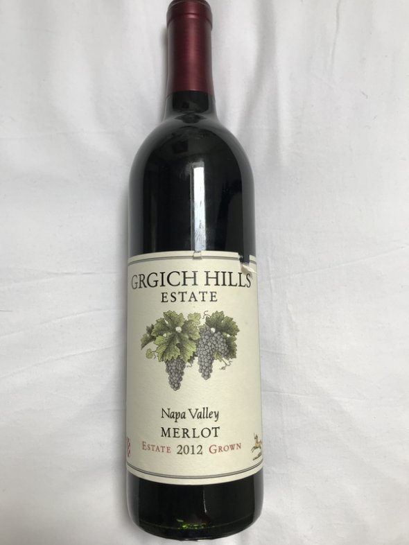 2012 Napa Valley Merlot - Grgich Hills Estate - 90Pts